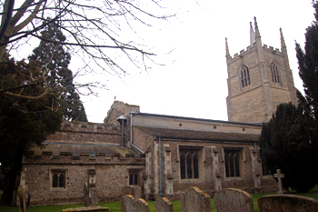 The church from the north March 2010